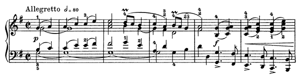 Gavotte - Op. 40 No. 3 in G Major by Grieg