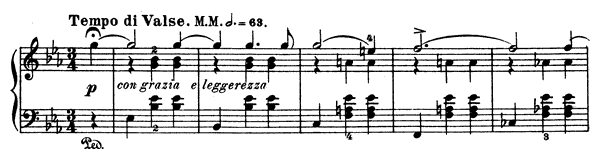 Remembrances - Op. 71 No. 7 in E-flat Major by Grieg