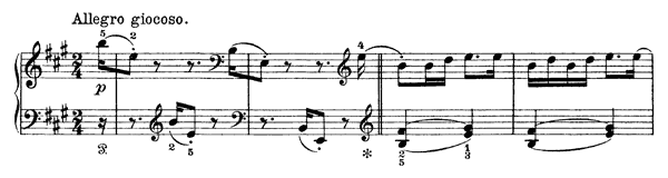 Our Little Astrid Op. 66 No. 16  in A Major by Grieg piano sheet music