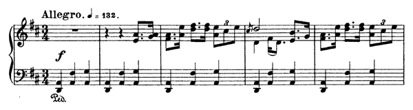 The Miller's Springdans Op. 72 No. 12  in D Major by Grieg piano sheet music