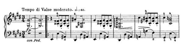 1. Valse-Caprice - for four hands Op. 37 No. 1  in C-sharp Minor by Grieg piano sheet music
