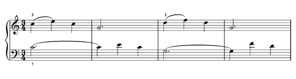 Tempo di minuetto   in C Major by Hässler piano sheet music