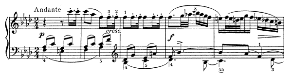 Andante with Variations -  Hob. XVII:  6 in F Minor by Haydn