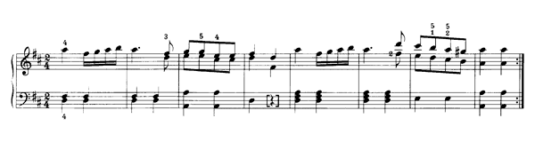 Contredanse   Hob. XXXIc:17b  in D Major by Haydn piano sheet music