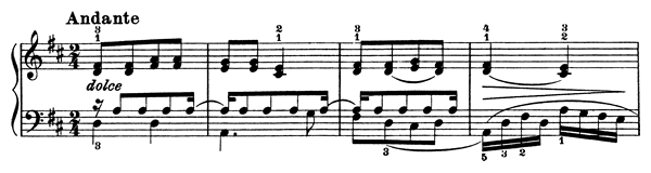 Lied -  in D Major by Haydn