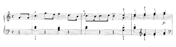 March  Hob. VIII:  2  in C Major by Haydn piano sheet music