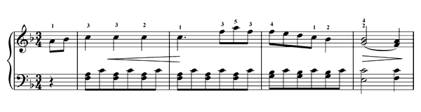 Minuet  Hob. IX:  8  in F Major by Haydn piano sheet music