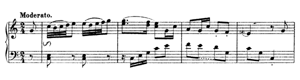 Sonata L. 6 Hob. XVI:  10  in C Major by Haydn piano sheet music