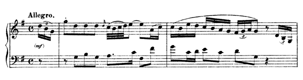 Sonata - L. 13 Hob. XVI:  6 in G Major by Haydn
