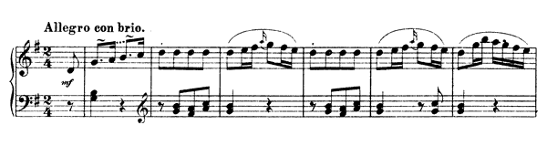 Sonata L. 42 Hob. XVI:  27  in G Major by Haydn piano sheet music