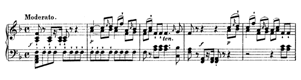 Sonata L. 44 Hob. XVI:  29  in F Major by Haydn piano sheet music