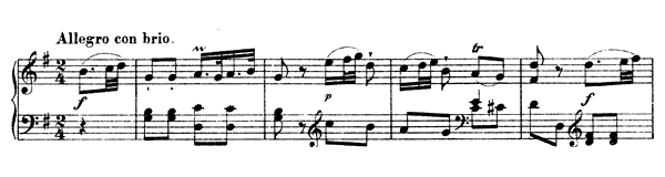 Sonata L. 52 Hob. XVI:  39  in G Major by Haydn piano sheet music