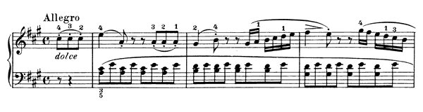 Sonatina - Op. 59 No. 1 in A Major by Kuhlau