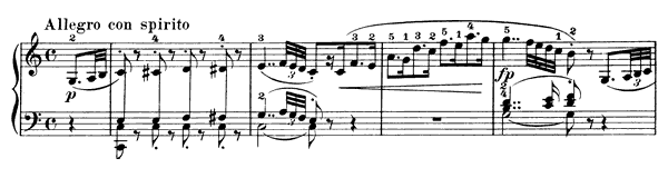Sonatina Op. 59 No. 3  in C Major by Kuhlau piano sheet music