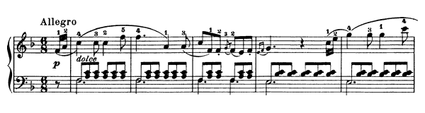 Sonatina - Op. 60 No. 1 in F Major by Kuhlau