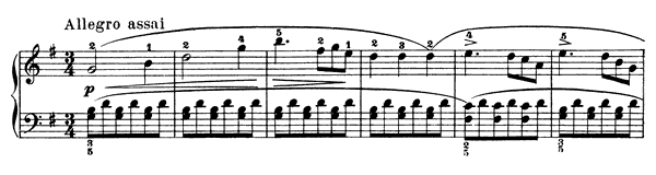 Sonatina Op. 88 No. 2  in G Major by Kuhlau piano sheet music
