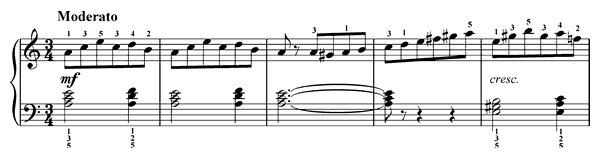 Study  - Op. 37 No. 10 in A Minor by Lemoine