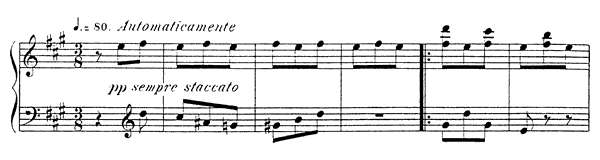 A Musical Snuff Box Op. 32  in A Major by Liadov piano sheet music