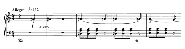 Csárdás  S . 255 No. 1  in F-sharp Minor by Liszt piano sheet music