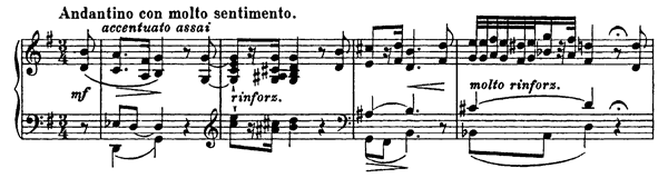 Andantino con molto sentimento - Allegro vivace  S . 156/9c  in G Major by Liszt piano sheet music