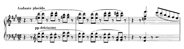 6. Angiolin  S . 531 No. 6  in A Major by Liszt piano sheet music