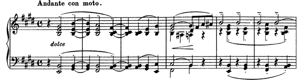 Consolation: Andante con moto -  S . 172 No. 1 in E Major by Liszt
