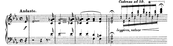 Paganini Etude: Andante  S . 141 No. 2  in E-flat Major by Liszt piano sheet music