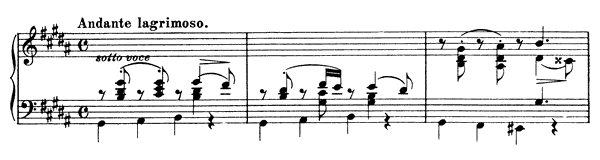 Andante lagrimoso  S . 173 No. 9  by Liszt piano sheet music