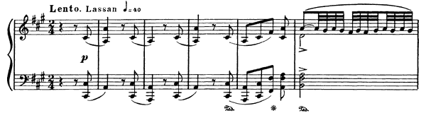 Hungarian Rhapsody  S . 244 No. 18  in F-sharp Minor by Liszt piano sheet music