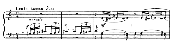 Hungarian Rhapsody  S . 244 No. 19  in D Minor by Liszt piano sheet music