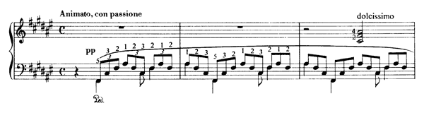 Impromptu  S . 191  in F-sharp Major by Liszt piano sheet music