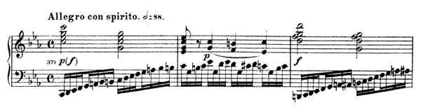 Etude: Allegro con spirito  S . 136 No. 8  in C Minor by Liszt piano sheet music