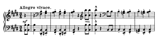 3. Valse-Caprice  S . 427 No. 3  in E Major by Liszt piano sheet music