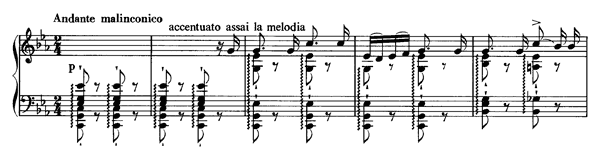 Schubert: Trockne Blumen  S . 563 No. 4  in C Minor by Liszt piano sheet music