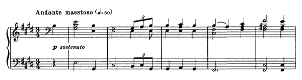 Wagner: Pilgrim's Chorus  S . 443  in E Major by Liszt piano sheet music
