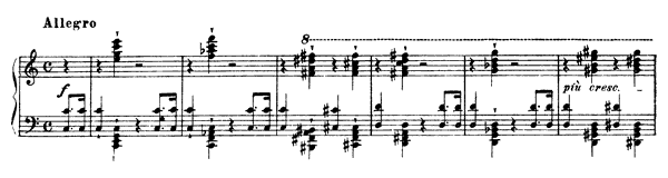 Allegro -  S . 159 No. 2 by Liszt