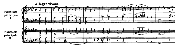 Concerto - for two pianos and orchestra   MWV O 6  in A-flat Major by Mendelssohn piano sheet music