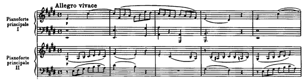 Concerto - for two pianos and orchestra   MWV O 5  in E Major by Mendelssohn piano sheet music