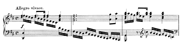 Prelude 3 Op. 104 No. 3  in D Major by Mendelssohn piano sheet music