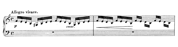 6. Etude 3 Op. 104 No. 6  in A Minor by Mendelssohn piano sheet music