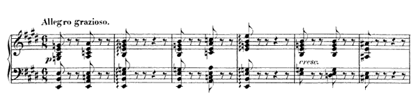Caprice Op. 33 No. 2  in E Major by Mendelssohn piano sheet music