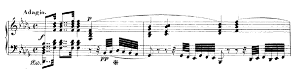 3. Caprice Op. 33 No. 3  in B-flat Minor by Mendelssohn piano sheet music