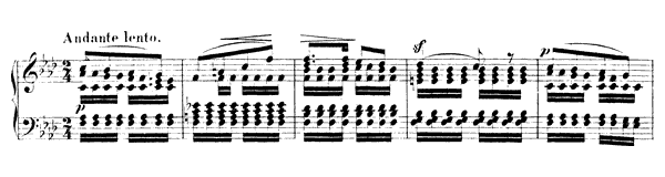 5. Prelude & Fugue Op. 35 No. 5  in F Minor by Mendelssohn piano sheet music