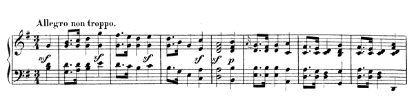 Allegro no troppo - Op. 72 No. 1 in G Major by Mendelssohn