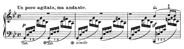 Un poco agitato, ma andante (The Sighing Wind) - Op. 102 No. 4 in G Minor by Mendelssohn