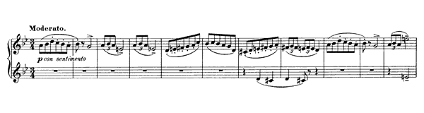 Spanish Dance Op. 12 No. 2  in G Minor by Moszkowski piano sheet music
