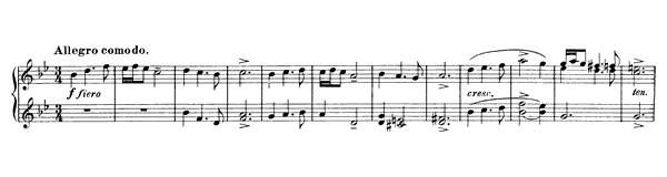 Spanish Dance Op. 12 No. 4  in B-flat Major by Moszkowski piano sheet music