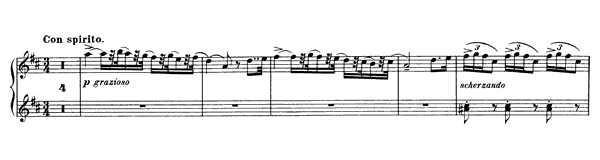 Spanish Dance  - Bolero Op. 12 No. 5  in D Major by Moszkowski piano sheet music