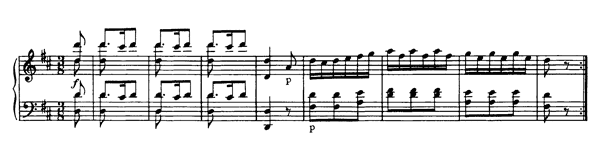 6 German Dances K. 509  by Mozart piano sheet music