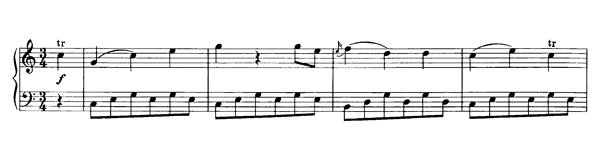 8 Minuets K. 315  a  by Mozart piano sheet music